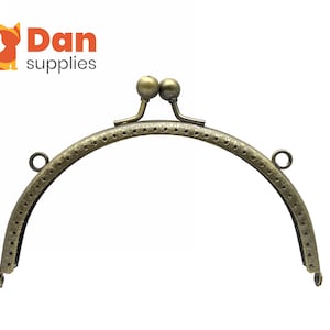 6 inch 15,5 cm half ronde naaien op munt portemonnee zakje frame Anti brons
