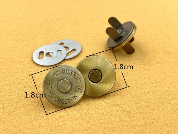 Magnetic Button Clasps Snaps Fastener Clasps for Sewing, Craft, Purses,  Bags, Clothes, Leather 40 Sets(14mm-4 Colors)