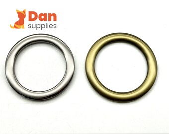10 Zinc Alloy O Rings: 1.5 inch Bag Purse Hardware
