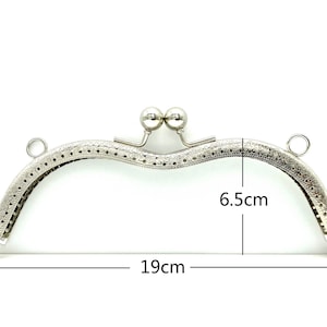 7 inch 18cm bril M vorm tas portemonnee frame sluiting hardware SEW OP portemonnee maken benodigdheden Nikkel Anti brons