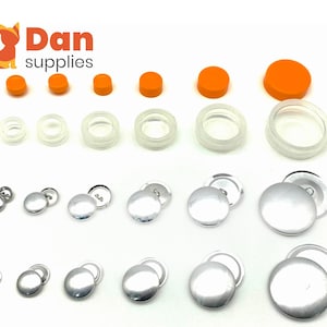 Tariff Free !Self cover buttons 12mm,15mm, 18mm, 22mm,27mm, 38mm ( size 20 24 30 36 45 60 )  Assembly tool fabric cover button Kit