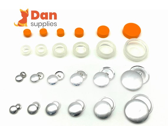Self Cover Buttons 12mm,15mm, 18mm, 22mm,27mm, 38mm Size 20 24 30 36 45 60  Assembly Tool Fabric Cover Button Kit 