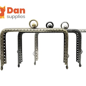 5 1/8 inch 13cm rectangle sew on coin bag purse pouch frame hardware supply  Anti bronze Nickel Gunmetal