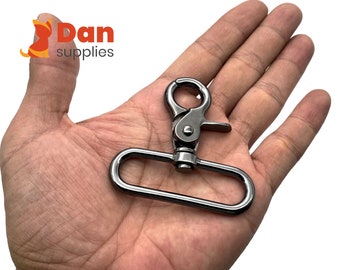 2 inch Gunmetal Bag Hook  Swivel snap Hook, Carabiner ,Clasp for Bag Strap and Backpack
