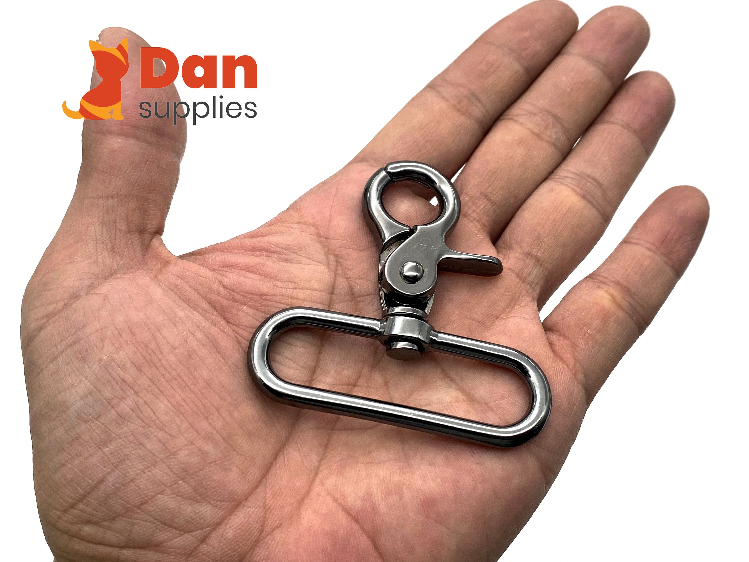 2 Inch Gunmetal Bag Hook Swivel Snap Hook, Carabiner ,clasp for