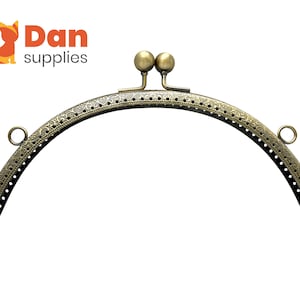 8 1/4 inch 21cm half round sew on coin bag purse pouch frame hardware supply  Anti bronze