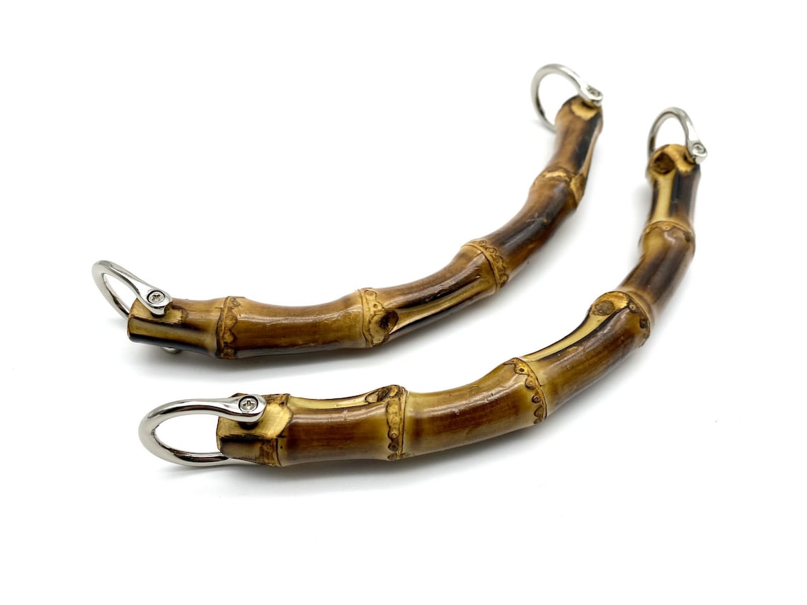 Pair of 7 Inch 19cm Bamboo Handles for Bag Purse Handles Etsy UK