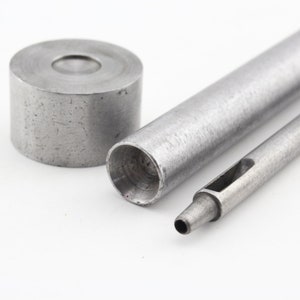 Tariff Free !10mm flat cone rivet purse feet setter tools