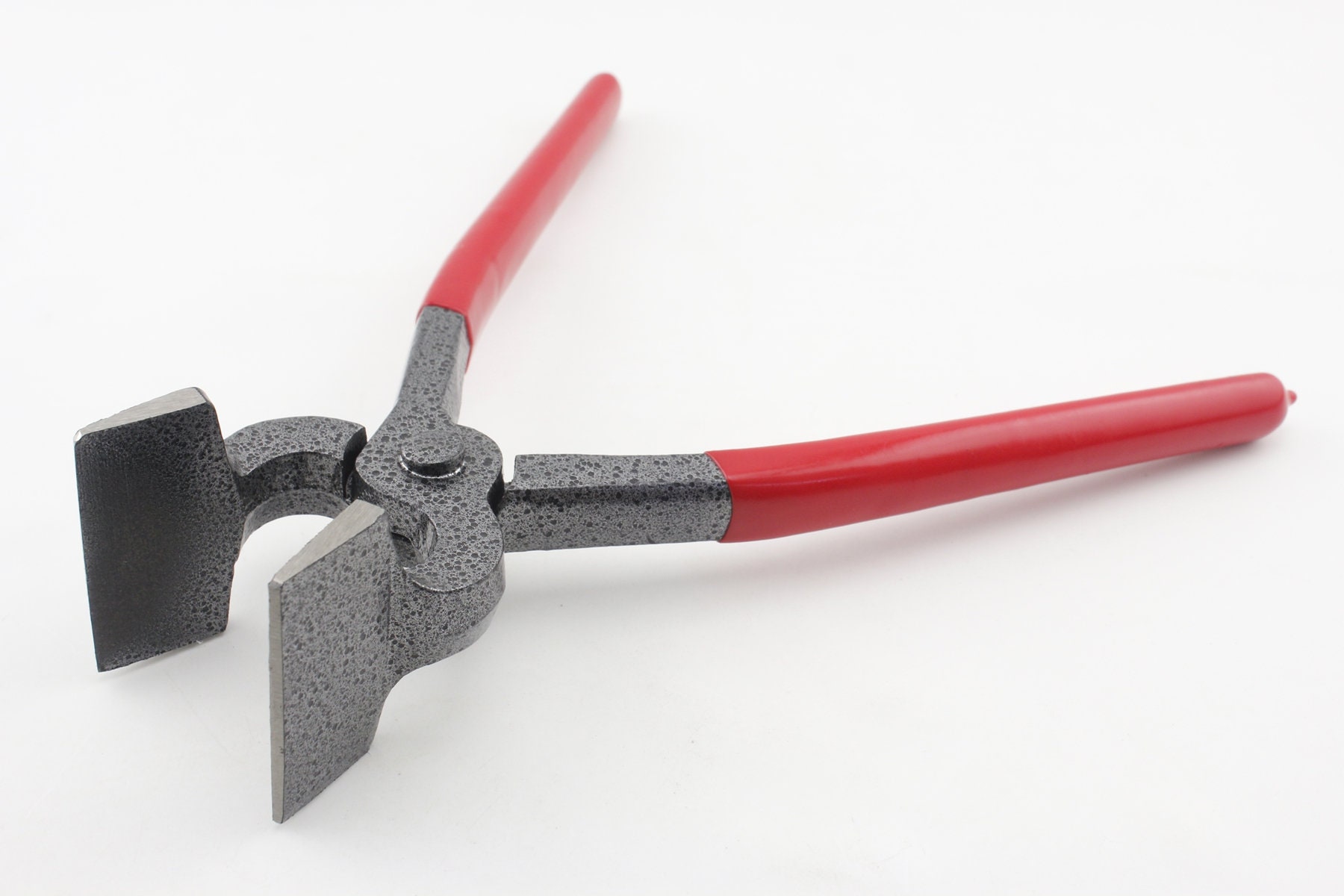 Wide Flat nose Key Fob Hardware leather Stitch edge Pliers Etsy