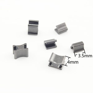 60 sets of 3# ( 3mm teeth )  solid brass  Zipper stop and Zipper bottom hardware stopper for  zipper making  Nickel Anti brass Gold Gunmetal