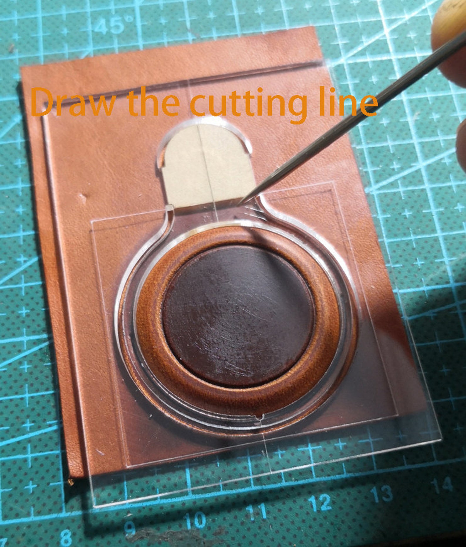 Airtag Case Mold for Wet Leather Shaping Forming Mold Tool for Etsy