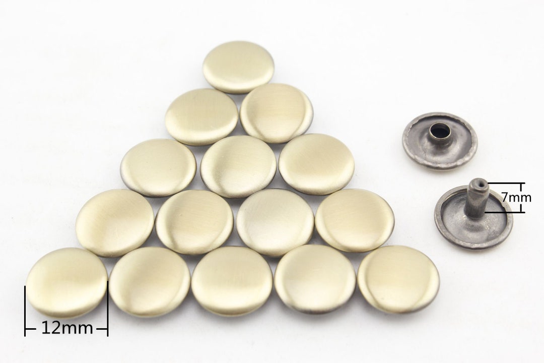 Jeu De 12 Rivets En Laiton - Lot D'une Douzaine - Neuf