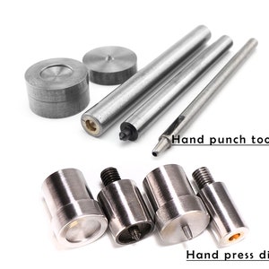 Tariff Free !12mm snap fastener setter tools Kit Hand punch tools /  Hand press dies
