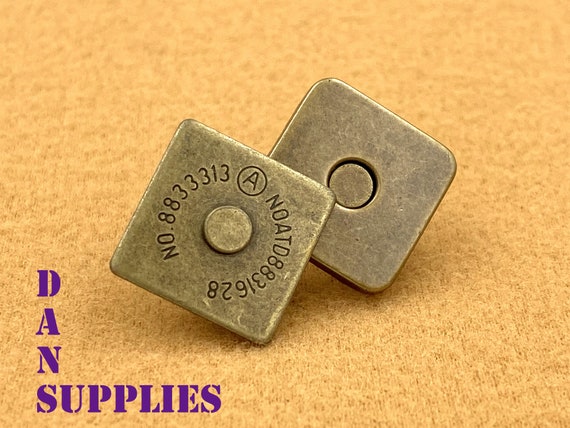 Necessary Clutch Wallet Hardware w/Magnetic Snap (Nickel) Necessary Clutch Wallet Hardware w/Magnetic Snap (Nickel)