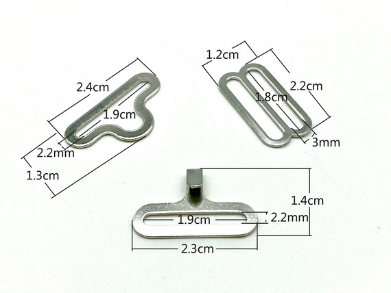 4pcs of 18mm Heavy Duty Rope End Trigger Hooks Clasps Nickel Anti