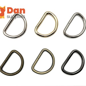 Heavy weight ! 10pcs of 1.5 inch 38mm Iron  D rings buckles for Bag purse Anti bronze Gold Nickel Gunmetal