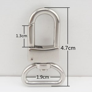 8pcs of 3/4 inch 19mm  push gate swivel snap clasp hook for purse bag lanyard dog collar chain making / replacement Anti bronze Nickel Gold