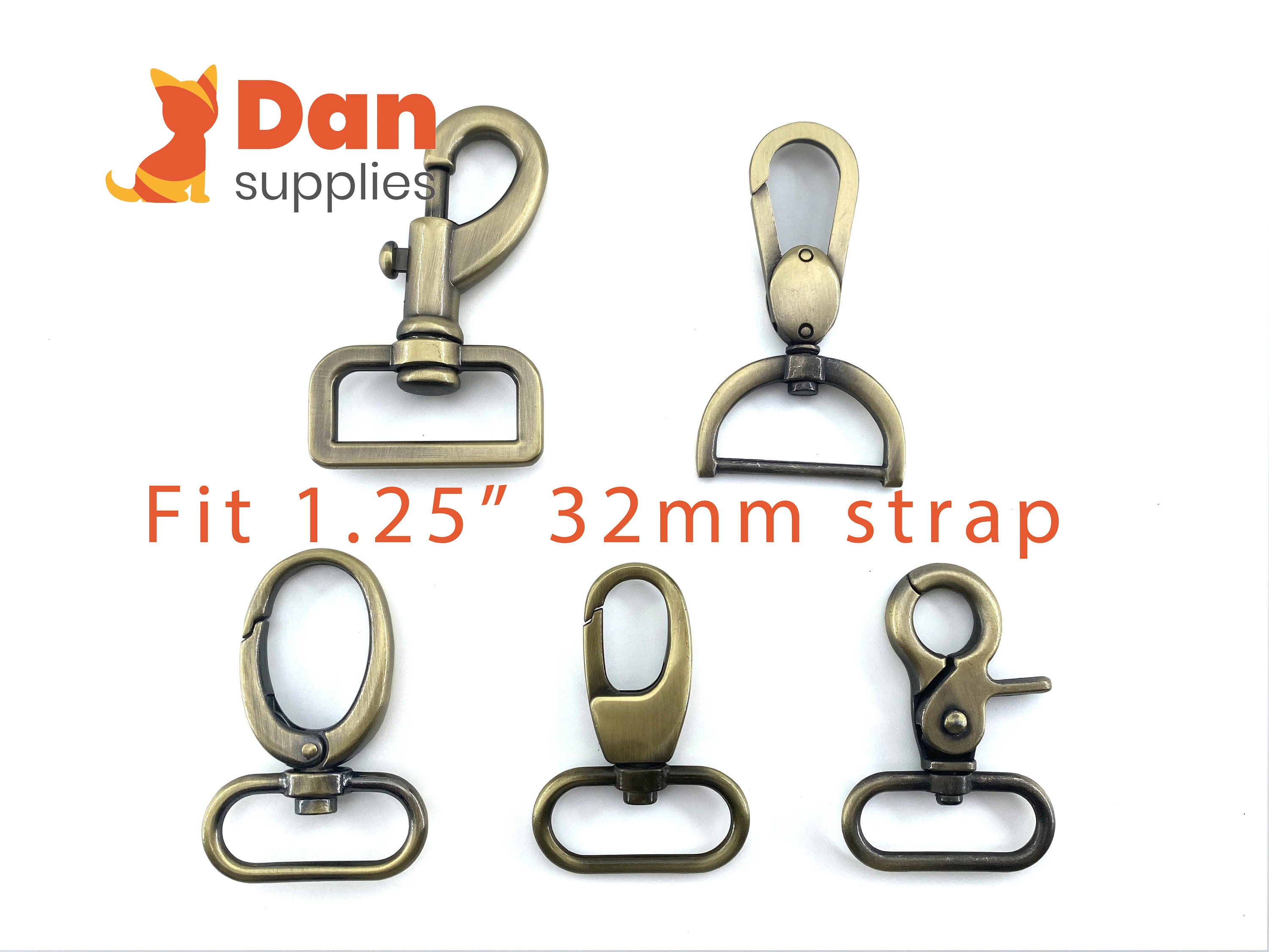 1.25 Inch 32mm Anti Bronze Bag Purse Swivel Snap Clasp Clip Hooks for  Handbag Purse Strap Handles -  Norway