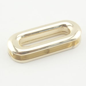 8 sets of 1 inch ( 25mm ) Alloy screw in oval Eyelet Grommet  for leather purse bag Gunmetal Light gold