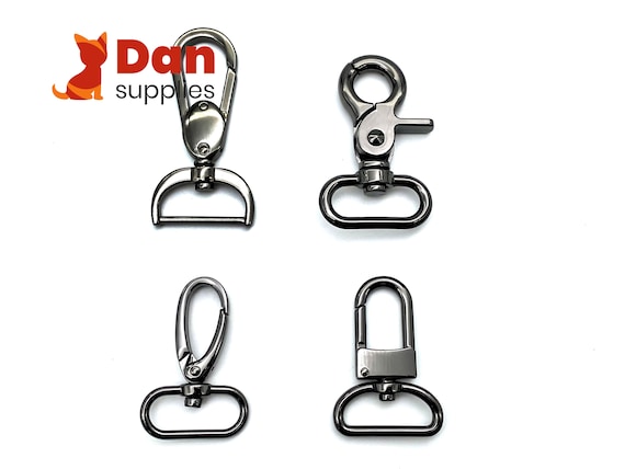 1 Inch Gunmetal Bag Hook Swivel Snap Hook, Carabiner ,clasp for