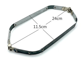 11 3/4 inch 30cm internal flex spring squeeze bag purse frame  for bag purse making hardware