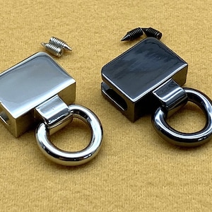 Tariff Free !6pcs of 3/4 inch Edge wallet clutch bag purse chain strap connector anchor clip with D ring