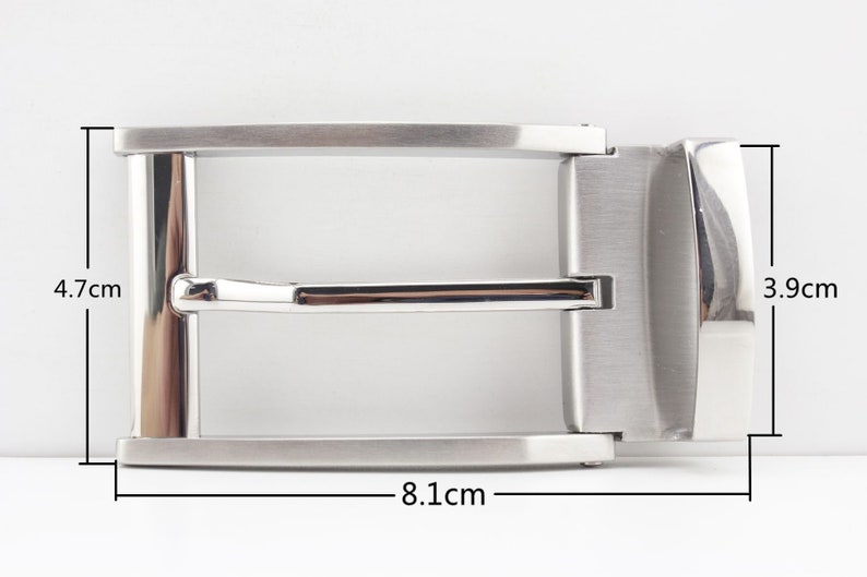 38mm 1 12 inch Heavy weight Stainless steel Belt buckle blank for men Top quality