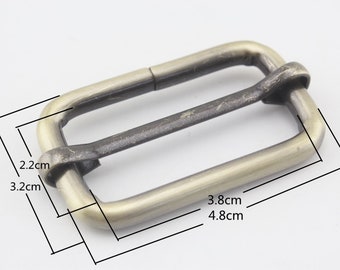 10pcs Iron Bag Strap Adjuster: 1.5 inch Triglide Slider Buckle