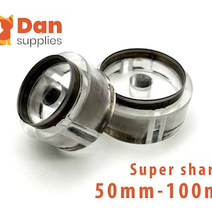 Handarbeit Super scharf ! Großer runder Kreis Hohlloch Stanzer Klarschneider 50mm auf 100mm
