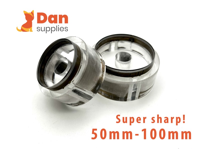 Fait main Super tranchant Perforatrice transparente grand cercle rond de 50 mm à 100 mm image 1