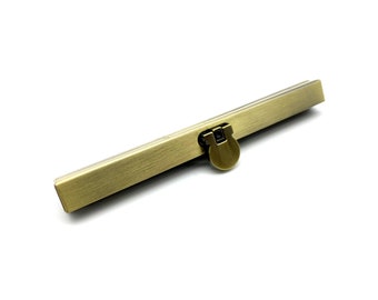 4 1/2 inch 11.5cm Metal  Bar Lock Wallet bag Purse Frame Wallet Frame for Purse Making Wallet Making Anti Bronze