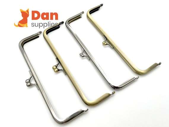 7 Inch X 2 Inch 18CM Bag Purse Frame Clasp Hardware Glue in Purse Making Supplies Anti Bronze Matte Nickel Nickel Etsy Canada
