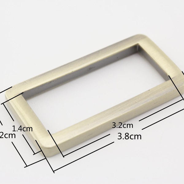 10pcs of 1.25 inch 32mm zinc alloy rectangle ring buckle for bag purse strap connector Anti bronze Nickel Gold gunmetal