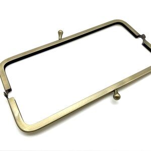 7 inch x 2 inch 18CM bag purse frame bowling clasp hardware glue in Purse making supplies Anti bronze image 6