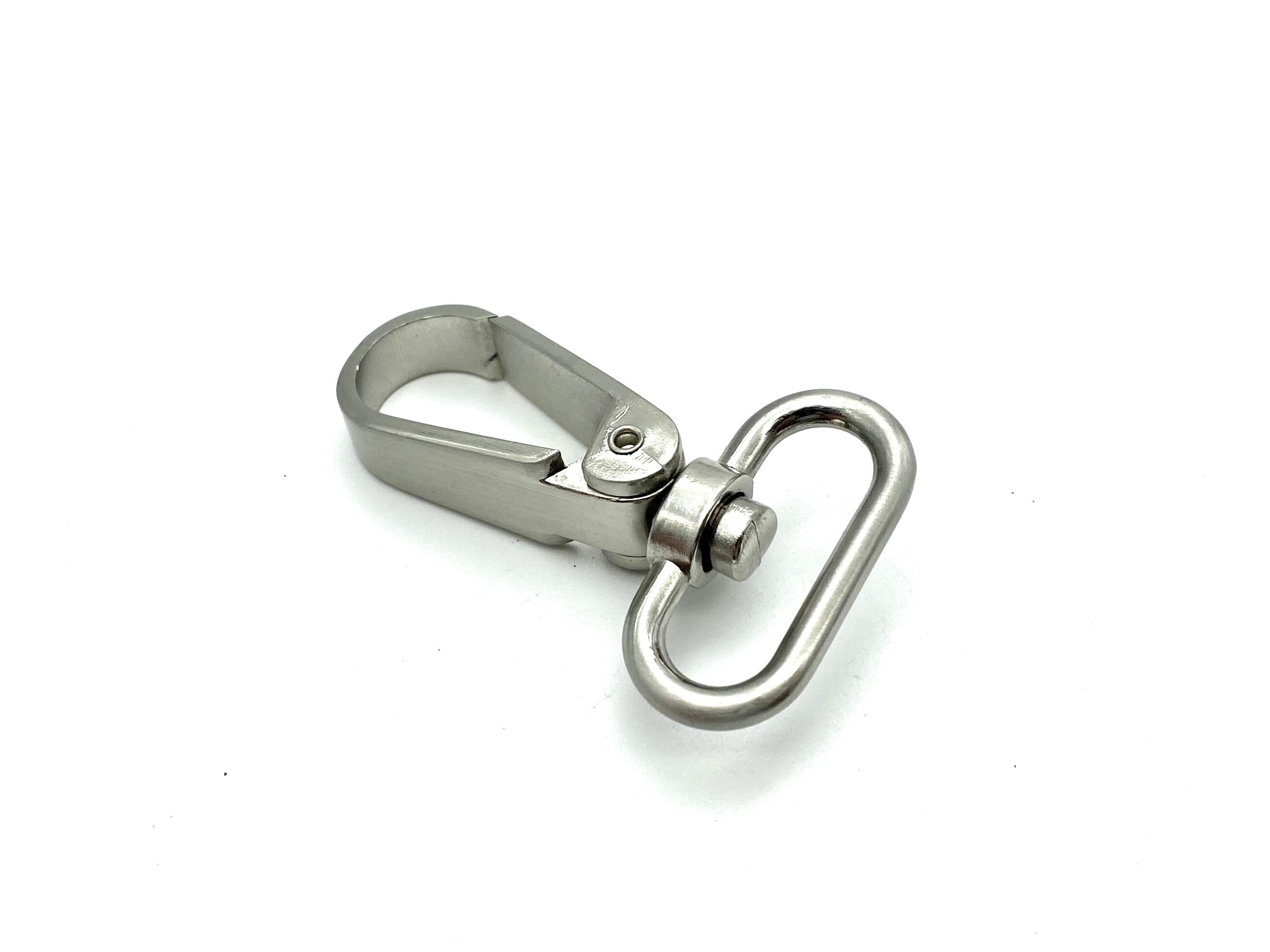 6pcs of 1 Inch / 1.5 Inch 38mm Oval Push Gate Snap Swivel Hooks Dull ...