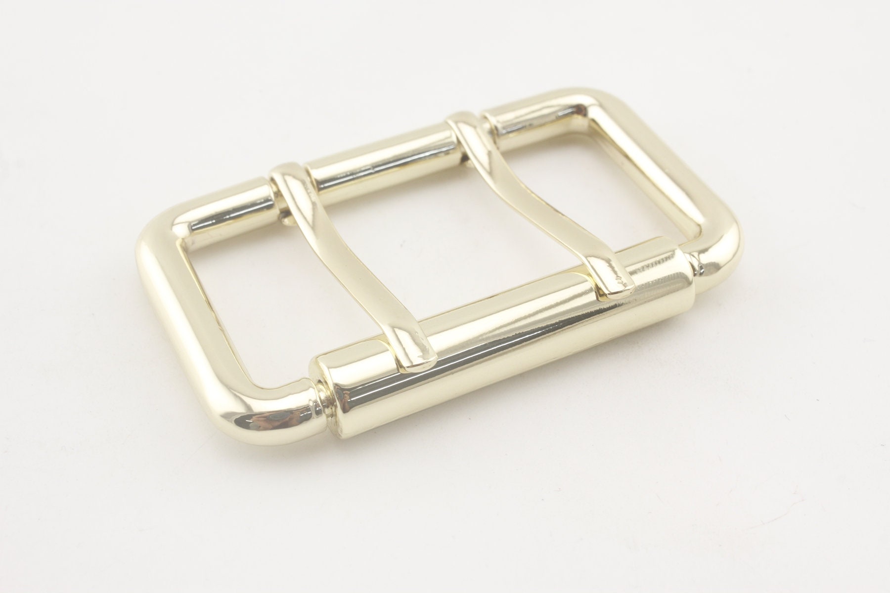 2インチ 50 mm 鉄ローラー ダブルピン ベルト ストラップ バックル