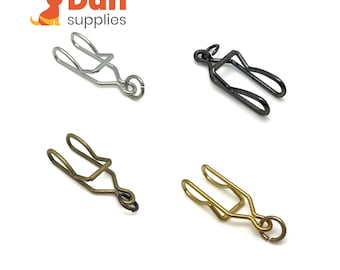 25pcs of 38MM Nickel Pocket Chain Hook Keychain Hook Chain Clip