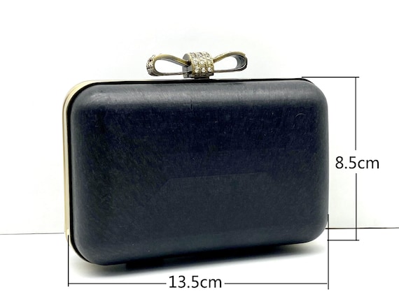 廃盤品 by lassen frame 小物入れ 10センチ 5 1/4 Inch 13.5cm Monogram Bridal Hard Case Box Purse Frame