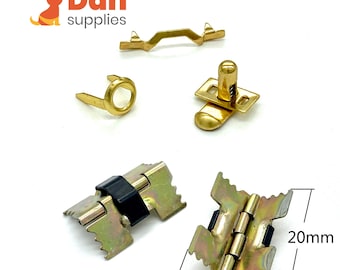 Schmuck Ring Box Lock Druckknopf Schnappverschluss Druckfeder Hardware & Feder Scharniere