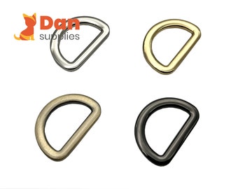 14 pcs of 3/4 inch 19mm Zinc alloy Bag purse D rings buckles Anti bronze Gold Nickel Gunmetal