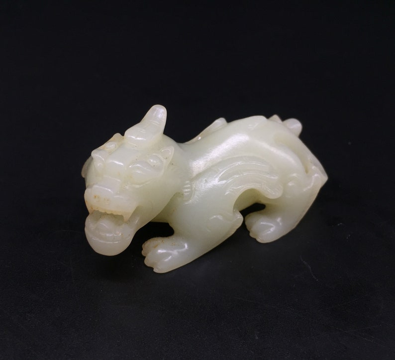 Qing Dynastie Göttliche Tier Dekoration alten Nephrit alten | Etsy