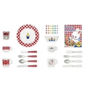 Miniature Kitchen Tools Set: 1/6 or 1/12 Scale Dollhouse Tableware