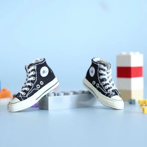 In stock miniature canvas shoes for Blythe doll licca Azone s body Holala Lati Yellow doll sneaker shoes canvas shoes Qbaby Jacoosun Rou