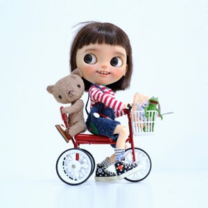 Blythe Doll Miniature Bike: 1/6 Scale Bicycle Qbaby bjd diandian jacosun rou