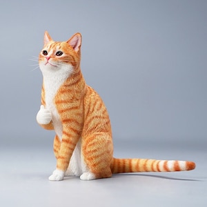 In stock Miniatures cat for doll mini cat for doll ob11 cat blythe cat for momoko licca doll Jacoosun Rou 1/6 bjd 12'' action's cat