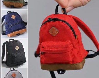 In stock !!  1/6 scale miniature backpack for blythe 1:6 backpack 1/6 doll backpack 1/6 bjd bag 12'' action figure backpack