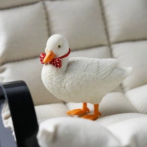 Miniature Duck Figurine: 1/6 Scale Doll Accessory