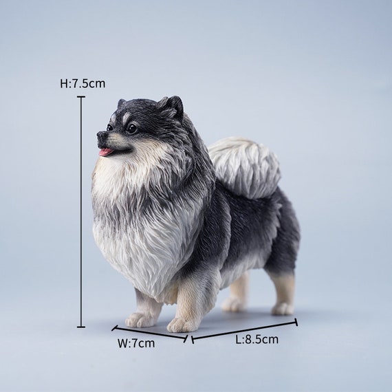 1/6 Scale Miniature Pomeranian Dog: Dollhouse Pet for Blythe, Ob11