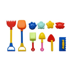 Miniature Beach Toy Set: Doll Sand Tools, 1/12 & 1/6 Scale