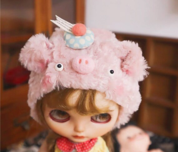 在庫あり ブライス帽子 ブライスヘルメット ブライス豚スタイル  